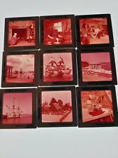 Lot of 9 Pana-Vue Slides PLYMOUTH Massachusetts Plymouth Plantation +++ picture
