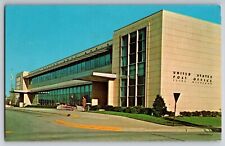 Post Office Building-Flint-Michigan-Vintage Unposted Postcard picture