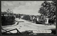 Looking West Across High Bridge Walden New York Postcard 1928 picture