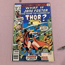 Marvel What-If?  #10, 1st Jane Foster as Thor. 1974. Loki Thor Odin Watcher Sif picture