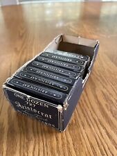 (7) Vintage Full Decks Russell Playing Cards Aristocrat Linen Finish 727 + Box picture