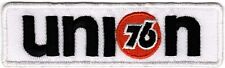 Union 76 Gasoline White Banner Embroidered Iron On Car Patch *New* #734 picture