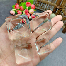 3PCS Clear Glass Display Stand Base Holder For Crystal Ball Sphere Globe Stone picture