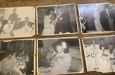 Black weddng old black & white pictures lot of 13 - 1983 year Harlem NY picture