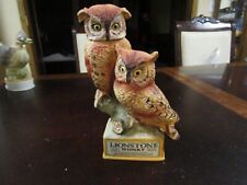 Vintage Lionstone Whiskey decanter owls 1973 empty picture