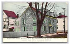 ELMENDORF'S TAVERN BUILDING POSTCARD KINGSTON NY NEW YORK 1910 picture