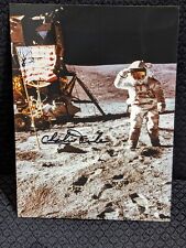 NASA Charlie Charles Duke Autograph 10th Apollo 16 Moonwalker Signed Photo picture