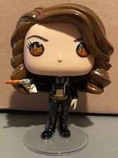 OOAK PAINTED WYNONNA EARP FUNKO WITH PEACEMAKER FLAMES & FIRE FLAMES IN EYES picture