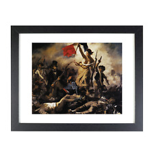 The Liberty Leading The People Eugene Delacroix Framed Reprint 8X10 Gloss Photo picture