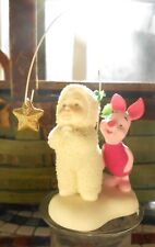 Dept 56 Snowbabies Wish Upon A Star w/Disney's Winnie Pooh Character Piglet 2006 picture