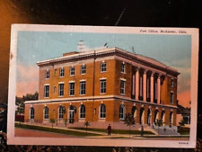 Postcard: Post Office McAlester Oklahoma, Linen, 1940's picture