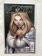 Astonishing X-MEN #43 Signed Arthur Adams Emma Frost Cover Marvel 2011 picture