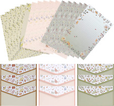 27 PCS Stationary Writing Paper with Envelopes Set Cute Vintage Floral Letter Wr picture