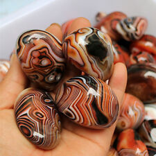 1x Natural Madagascar Banded Agate Crystal Specimen Beautiful Pattern Raw Gems picture