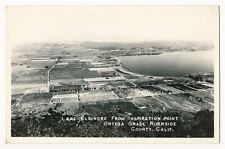 Lake Elsinore from Inspiration Point, Riverside County, California RPPC picture