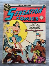 1942 SENSATION COMICS #1 (Treasury Sized 10x14