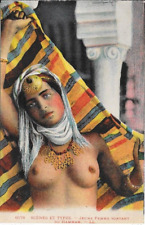 North Africa Beauty nude arab Woman original early 1915s Photo Postcard picture