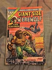 Giant-Size Werewolf #4 1st Battle Werewolf by Night vs Morbius Low Grade 1975 picture
