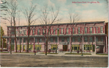 Postcard Vintage Indian Queen Hotel Stroudsburg, PA picture