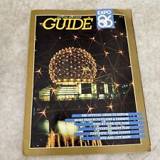 Expo 86 Official Guide VANCOUVER WORLD'S FAIR 1986 - NICE COND picture