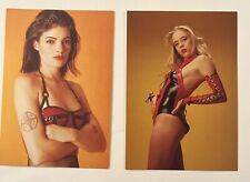 Lot Of 4 Vintage 1990’s Eric Kroll’s Fetish Girls Post Cards Blank picture