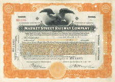 Market Street Railway Co. - Stock Certificate - Railroad Stocks picture