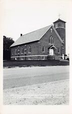 RPPC Engadine Michigan Bethlehem Lutheran Church Photo Vtg Postcard A50 picture