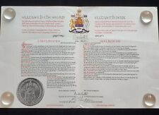 Rare Antique Royalty Queen Elizabeth II R Royal Canadian Proclamation Document picture