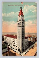 Denver CO-Colorado, Aerial Daniels And Fisher Store, Advertise Vintage Postcard picture