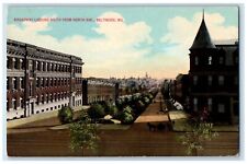 c1912 Broadway Looking South From North Ave Baltimore Maryland Antique Postcard picture