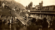 1926 RPPC DENVER RIO GRANDE WESTERN 777 TRAIN WRECK, GRANITE, CO, 4of4 PS picture