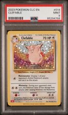 PSA 9 CLEFABLE HOLO 014/034 CLASSIC COLLECTION ENGLISH 2023 picture