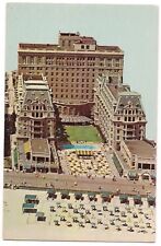 Bird's Eye MOTEL HOTEL DENNIS Michigan Av Atlantic City New Jersey Postcard NJ  picture