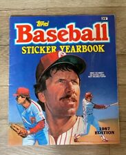 Topps Baseball Sticker Yearbook 1987 Edition Mike Schmidt Cover picture