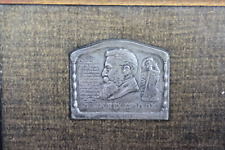 Framed Judaica Theodor Herzl Silver Plaque picture