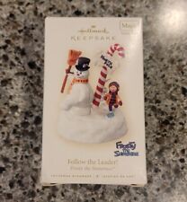 HALLMARK Frosty The Snowman Follow the Leader MAGIC 2008 Christmas Ornaament picture