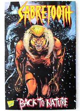 SABRETOOTH BACK TO NATURE TPB #1 GRAPHIC NOVEL MARVEL COMIC FRANK TERAN NEW picture