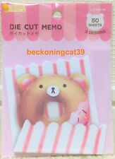 LOUJENE Tokyo Die Cut Memo Pad 50 Animal Bear Rabbit Bird Sweets Donut Kid JAPAN picture