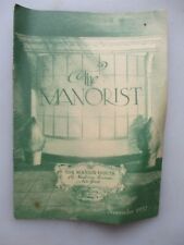 The Manorist- November 1937 - The Manor House Furniture Magazine picture