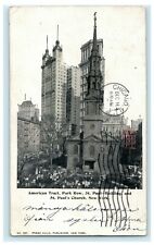 1902 American Tract St. Paul's Church New York Chicago Illinois Postcard picture