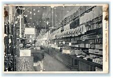 1907 J Miehle & Son Men's Furnishings North Aisle Pottsville PA Postcard picture