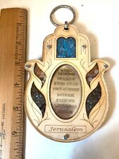 “Blessing For The Home” Plaque Hand Made in Jerusalem With Genuine Stones 6