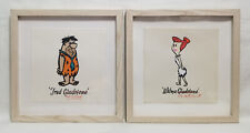 Framed Limited Edition Flintstones Etchings Fred Wilma by Ed Benedict Gladstones picture