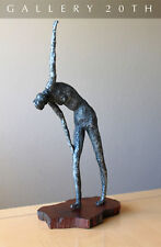 VICTORY MCM ORIG. ABSTRACT FEMALE SCULPTURE METAL STATUE 50'S 60'S VTG WOMAN picture