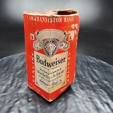 Vintage Budweiser AM Transistor Radio w/Box NOS picture