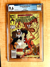 Amazing Spider-Man #362 Newsstand CGC 9.6-NM+WHITE PAGES 2ND CARNAGE KEY picture