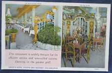 1910s Philadelphia Pennsylvania Green's Hotel Interior Multi View Postcard picture