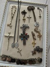 Vintage Religious Estate Jewlery Rosary Lot  picture