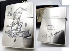 Chuck Yeager F-86 Double Sides Engraved Limited Zippo 1992 Unfired Rare picture