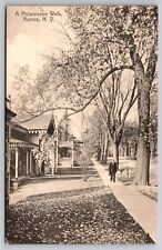 A Picturesque Walk Aurora New York NY Old Houses c1910 Postcard picture